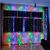 Instalatie tip perdea luminoasa, 6x1m, 240 LED, multicolor - - Roveli