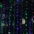 Instalatie perdea, 9x1m, 384LED, multicolor - 2- Roveli