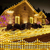 Gard iluminat tip piramida, interconectabil, 3m, 160LED, 2 modele - - Roveli