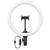 Lampa circulara cu trepied, 3 faze lumina, 18 inch - - Roveli