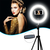 Lampa circulara cu trepied, 3 faze lumina, 18 inch - 8- Roveli