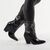 Ciocate de dama, lacuite, cu toc inalt JRX1916-BLACK, Culoare (12): Negru, Marime (12): 39 - 2- Roveli