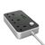 Prelungitor universal, 3 prize, 4 USB, 1.8m - - Roveli