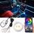 Banda auto LED RGB, 6m cu 5 unitati, 12V, telecomanda - 6- Roveli