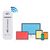 Modem/router WIFI tip stick USB, LTE 4G, 150mbps, WF30, USB 2.0 - 6- Roveli