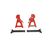 Set 2 cricuri suport capra auto greutate maxima 2T Cod: BK82114 - 3- Roveli