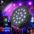 Proiector disco 18LED RGB, 12W, E27, 18cm, cu telecomanda - 4- Roveli