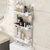 Organizator multifunctional pentru baie/bucatarie, alb, 3 rafturi - 4- Roveli