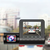 Camera auto tripla DVR, 1080P, ecran 2.4'', inregistrare automata - 5- Roveli