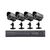 Sistem de supraveghere CCTV cu DVR, 4 camere, IR, HD, USB, IP65 - - Roveli