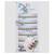 Extensii de gene cu pietricele curbura C Ibeauty Diamond, 6 linii, Culoare (26): multicolor, Grosime (26): 0.12, Lungime (26): 11 mm - - Roveli