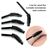 Periute Mascara pentru pieptanarea extensiilor de gene 50 buc, Culoare (26): auriu - 4- Roveli