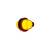 Lampa sub oglinda gabarit  portocalie  lumina LED tip neon Cod: FR 0336 - 2- Roveli