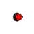 Lampa sub oglinda gabarit rosu- alb lumina LED tip neon Cod: FR 0336 - - Roveli