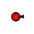 Lampa sub oglinda gabarit rosu- alb lumina LED tip neon Cod: FR 0336 - 2- Roveli