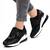 ​Pantofi casual de dama , cu toc ascuns si banda elastica H009-BLACK, Culoare (12): Alb, Negru, Marime (12): 40** - - Roveli