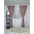 Draperie la comanda pentru Living sau Dormitor, Model NISIP, Culoare ROZ - 2- Roveli Draperie la comanda pentru Living sau Dormitor, Model NISIP, Culoare ROZ - 2- Roveli