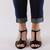 ​Sandale dama, negre, toc mediu, comode 3299-BLACK, Culoare (12): Negru, Marime (12): 41 - 2- Roveli