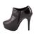 Botine dama cu platforma 82916N-PT, Culoare (12): Negru, Marime (12): 39 - 5- Roveli