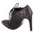 Botine dama cu siret si toc inalt FM4063-NEGRU, Culoare (12): Negru, Marime (12): 39 - 2- Roveli