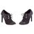 Botine dama cu siret si toc inalt FM4063-NEGRU, Culoare (12): Negru, Marime (12): 39 - 4- Roveli