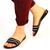 ​Papuci de dama, negri, cu talpa joasa PP51-BLACK, Culoare (12): Negru + Gold, Marime (12): 40* - 3- Roveli