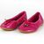 ​Balerini de copii, roz  cu talpa usoara  KH-2-FUXIA, Culoare (12): Roz, Marime (12): 32 - 4- Roveli