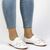 Pantofi de dama, casual, decorati cu pietre si perle 1602- WHITE, Marime (12): 39* - 3- Roveli