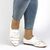 Pantofi de dama, casual, decorati cu pietre si perle 1602- WHITE, Marime (12): 39* - 4- Roveli