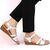 Sandale de dama comode cu platforma​ AD-63-SILVER-WHITE, Marime (12): 37 - 5- Roveli