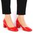 ​Pantofi de dama eleganti, lacuiti cu toc gros mediu ZM-61-RED, Marime (12): 36 - 3- Roveli