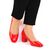 ​Pantofi de dama eleganti, lacuiti cu toc gros mediu ZM-61-RED, Marime (12): 36 - 4- Roveli