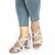 Sandale elegante decorate cu glitter si barete incrucisate argintii M-28-SILVER​, Marime (12): 37* - 2- Roveli