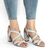Sandale elegante decorate cu glitter si barete incrucisate argintii M-28-SILVER​, Marime (12): 37* - 3- Roveli