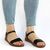 Sandale casual de dama usoare si comode PU-203-BLACK, Marime (12): 36 - 3- Roveli