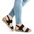 Sandale de dama comode cu platforma si pietre Z99-16-BLACK, Marime (12): 40 - 5- Roveli