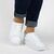 Pantofi sport casual de dama cu platforma H-771-WHITE-GREY, Marime (12): 39* - 4- Roveli Pantofi sport casual de dama cu platforma H-771-WHITE-GREY, Marime (12): 39* - 4- Roveli
