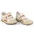 ​Pantofi de copii din piele naturala si talpa cusuta N87152-3-BEIGE, Marime (12): 26 - 3- Roveli