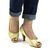Pantofi de dama eleganti cu platforma, din dantela si insertii aurii​ A7-11-GOLD, Marime (12): 40 - 4- Roveli