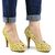 Pantofi de dama eleganti cu platforma si toc inalt, cu paiete si insertii aurii A1281-GOLD, Marime (12): 37 - 3- Roveli