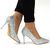 ​Pantofi stiletto de dama, decorati cu glitter argintiu 608-1-SILVER, Culoare (12): Argintiu, Marime (12): 38* - 4- Roveli