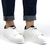 Pantofi casual de dama cu talpa groasa WH2113-WHITE, Marime (12): 40 - 3- Roveli