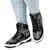 Ghete dama lacuite cu talpa cusuta, joasa, pentru tinute casual-sport JD-D72-BLACK, Culoare (12): Negru, Marime (12): 36 - 2- Roveli