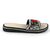 Papuci de dama decorati cu pietre 895-LIPS-BLACK​, Culoare (12): Rosu, Marime (12): 39 - 5- Roveli