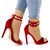 ​Sandale de dama elegante din catifea cu bareta transparenta H12-RED, Culoare (12): Rosu, Marime (12): 36 - 3- Roveli