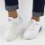​Pantofi sport de dama potriviti stilului casual M-10-WHITE, Culoare (12): Verde neon, Marime (12): 39 - 2- Roveli