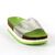 Papuci casual de dama cu aplicatii de pietre 00116-GREEN​, Culoare (12): Argintiu, Verde, Marime (12): 40 - 2- Roveli
