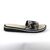 ​Papuci de dama decorati cu pietre 870-MOTIV-BLACK, Culoare (12): Argintiu, Negru, Marime (12): 40 - 5- Roveli