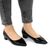 ​Pantofi de dama, lacuiti, cu varf ascutit si toc mic H60A-BLACK, Culoare (12): Negru, Marime (12): 37** - 5- Roveli