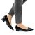 ​Pantofi de dama, lacuiti, cu varf ascutit si toc mic H60A-BLACK, Culoare (12): Negru, Marime (12): 37** - 3- Roveli